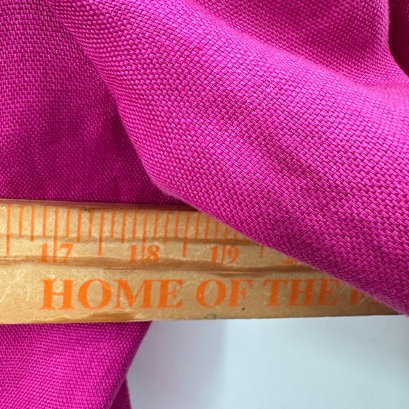 PLANET 12 Linen large button Scandi girl timeless effortless Lagonlook blazer - Picture 8 of 10